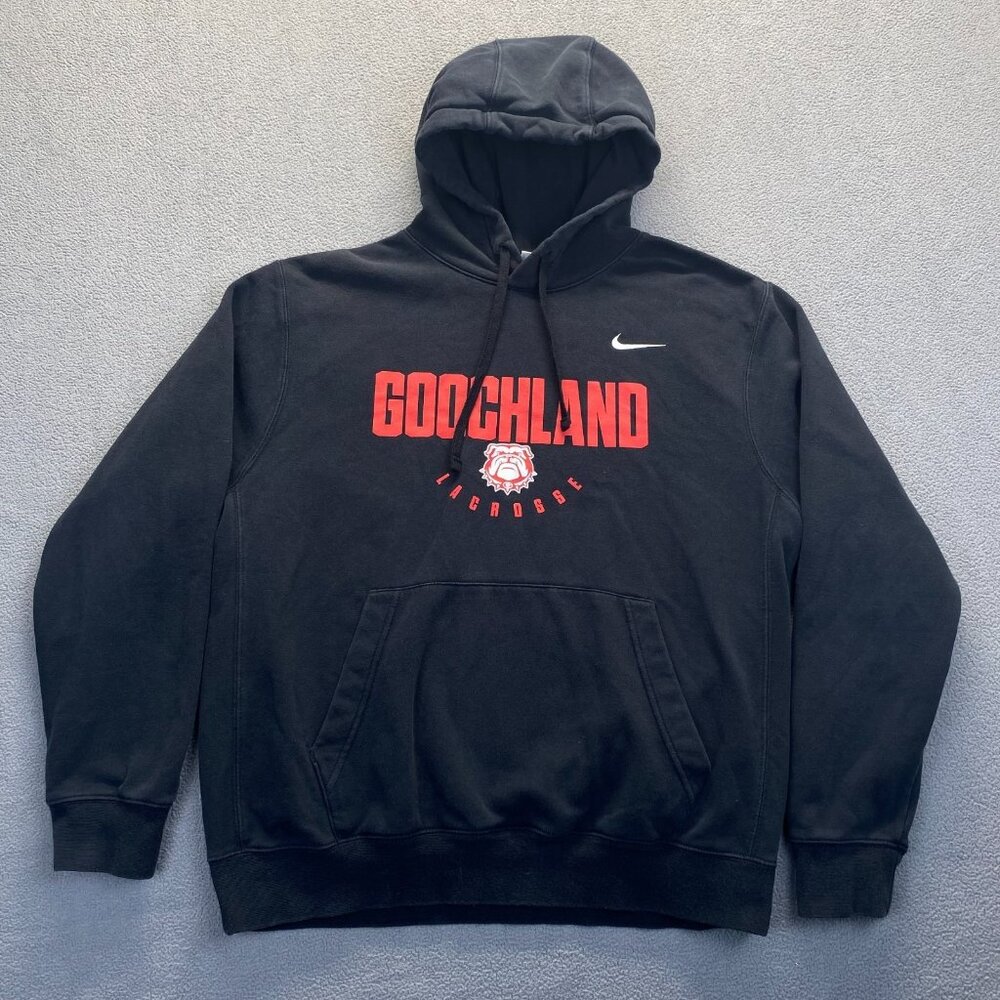 Nike Goochland Lacrosse Sportswear Youth  Size Large  Pullover Hoodie Y2K,Black